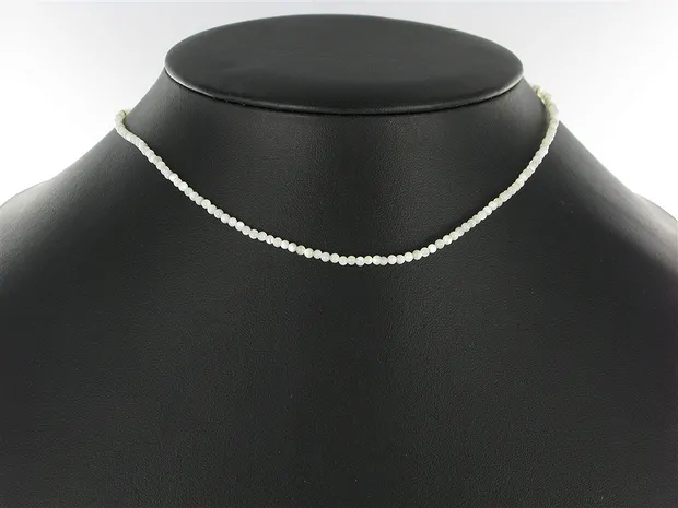 Strang Kugeln, Perlmutt (hell), 02mm | Schreier Edelsteine, Heilsteine & Schmuck