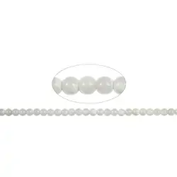 141750100520 Rang de colliers boules, nacre (claire), 06mm | Marco Schreier