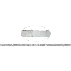 141750207420 Strang Würfel, Perlmutt (hell), 04 x 04mm | GH Edelsteine, Heilsteine & Schmuck
