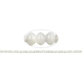 Strang Button, Perlmutt (hell), 04 x 06mm | GH Edelsteine, Heilsteine & Schmuck