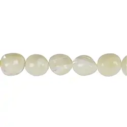141750624520 Strand of nuggets, Mother of Pearl (light), 12-16 x 08-15mm | Marco Schreier