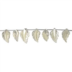 141751106120 Strand of leaves, Mother of Pearl (light), 12-15 x 20-25mm | Marco Schreier