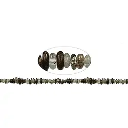 141770619520 Strang Splitter, Rutilquarz (braun), 03-05 x 05-10mm | Marco Schreier
