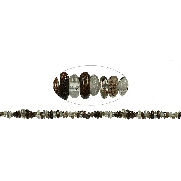 Astilla de filamento, Cuarzo rutilo (marrón), 03-05 x 05-10mm | Marco Schreier
