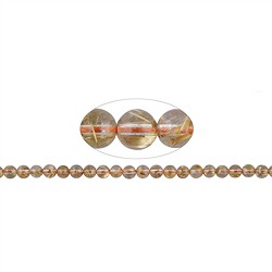 141771466720 Rang de collier boules, Quartz-Rutile , 07 - 08mm | Marco Schreier