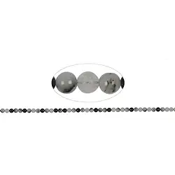 141780100220 Rang de colliers boules, Quartz-Tourmaline, 03mm | Marco Schreier