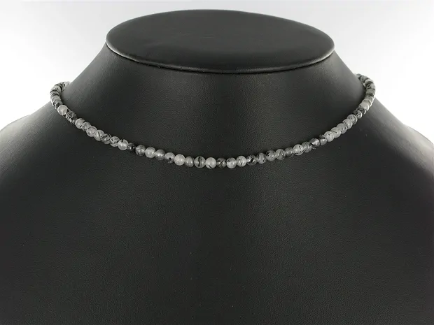 Strang Kugeln, Turmalinquarz, 04mm | Großhandel Edelsteine, Heilsteine & Schmuck