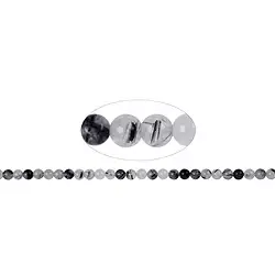 141780100520 Strang Kugeln, Turmalinquarz, 06mm | Großhandel Edelsteine, Heilsteine & Schmuck