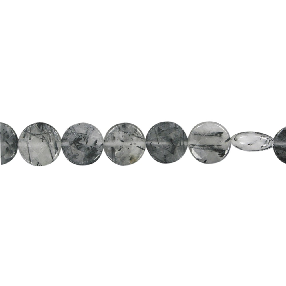 Strang Button, Turmalinquarz A, facettiert, 12mm | Marco Schreier