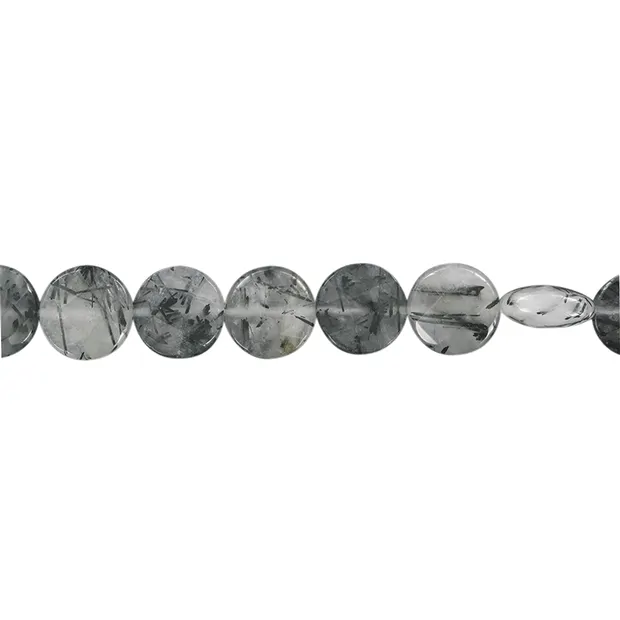 Strang Button, Turmalinquarz A, facettiert, 12mm | Marco Schreier