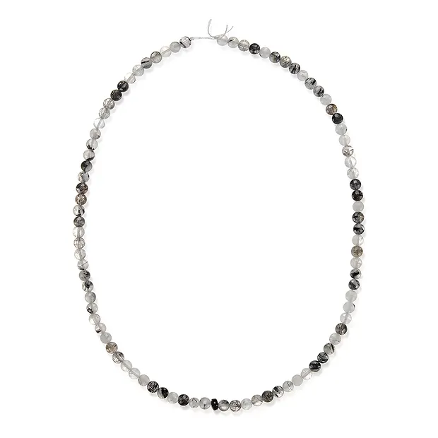 Strand Coin, Tourmaline Quartz, 04 x 02mm (39cm) | Marco Schreier