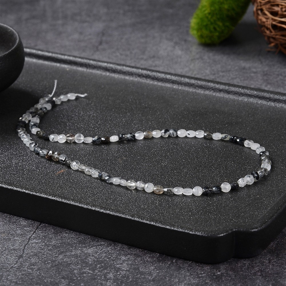 Strang Coin, Turmalinquarz, 04 x 02mm (39cm) | Edelsteine, Heilsteine & Schmuck