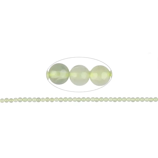 Rang de collier boules, Serpentine, 04mm | Marco Schreier