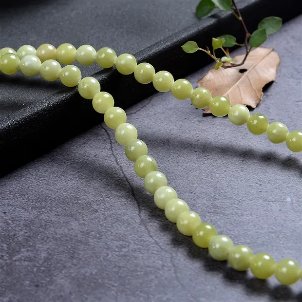 String Beads, Serpentine (China), 06mm (38cm) | wholesaler gems & healing stones