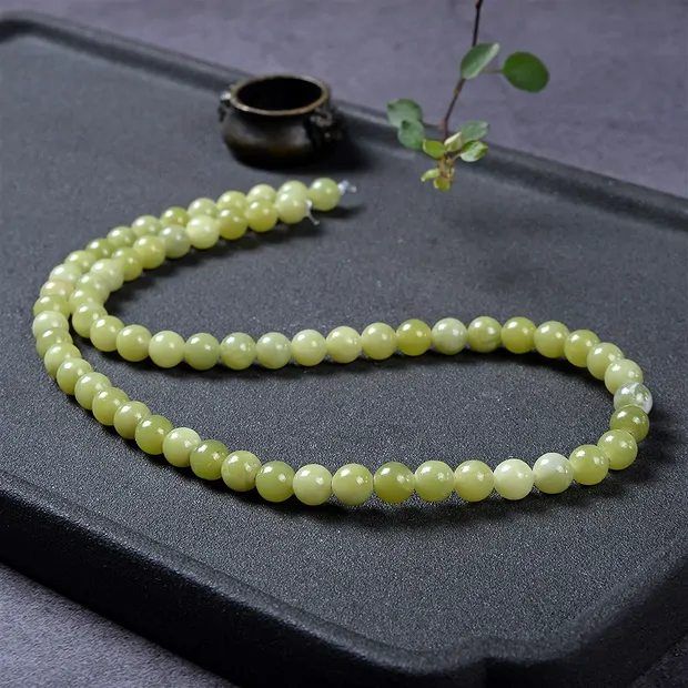 String Beads, Serpentine (China), 06mm (38cm) | wholesaler gems & healing stones