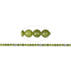 141800100520 Rang de collier boules, Serpentine (Chine), 06mm (38cm) | Marco Schreier
