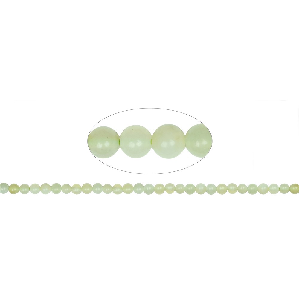 Strang Kugeln, Serpentin, 06mm (38cm) | Edelsteine, Heilsteine & Schmuck-Handel