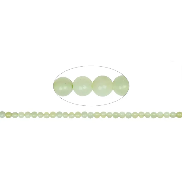 Filo di perline, Serpentino, 06 mm (38 cm) | grossista gemme e pietre curative