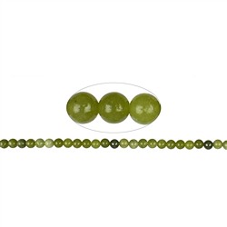 141800100720 Rang de collier boules, Serpentine (Chine), 08mm (38cm) | Marco Schreier