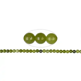String Beads, Serpentine (China), 08mm (38cm) | wholesaler gems & healing stones