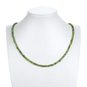 Stringed beads, Serpentine, 04mm, faceted (39cm) | Marco Schreier