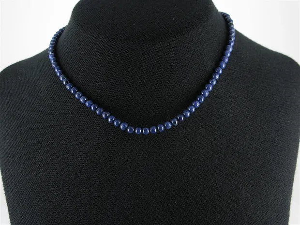 Rang de collier boules, Dumortierite, 04mm | Marco Schreier