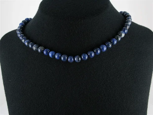 Rang de collier boules, Dumortierite, 08mm | Marco Schreier