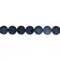 141830100920 String Beads, Dumortierite, 10mm | wholesaler gems, healing stones & jewelry
