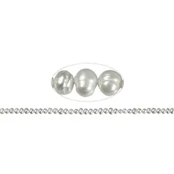141840102120 Strang Potatoe, Süßwasser-Perle, 03 - 03,5mm | Edelsteine, Heilsteine & Schmuck