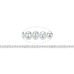 141840102320 Cordón de patata, perla de agua dulce, 05,5 - 06mm | Marco Schreier