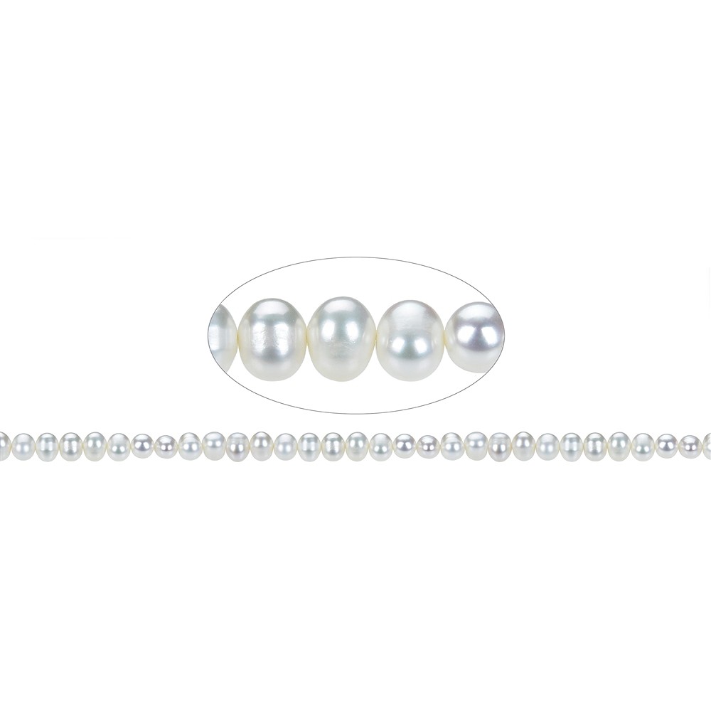 Cordón de patata, perla de agua dulce, 05,5 - 06mm | Marco Schreier