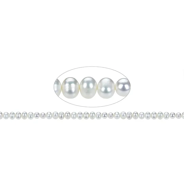 Strang Potatoe, Süßwasser-Perle, 05,5 - 06mm | Edelsteine, Heilsteine & Schmuck
