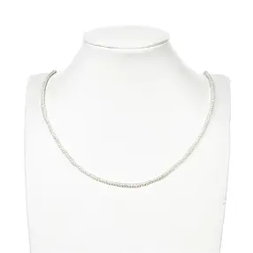 Potatoe strand, freshwater pearl, cream-white, 02 x 02-03mm (37cm) | Marco Schreier