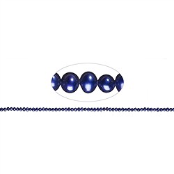 141840303344 Strang Potatoe, Süßwasser-Perle A, violett (gef.), 03-04mm | Marco Schreier