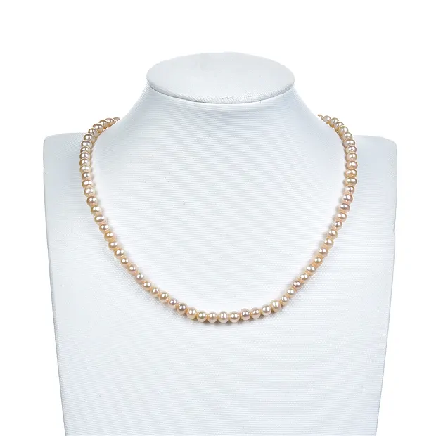 Strand Potatoe, freshwater pearl A, light salmon (natural), 04-05mm | Marco Schreier