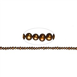 141840304234 Strang Potatoe, S&#xFC;&#xDF;wasser-Perle A, braun (gef.), 04-05mm | Marco Schreier