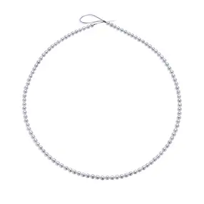 Strand of rice grain, freshwater pearl, silver-grey (dyed), 05 x 04mm (39cm) | Marco Schreier