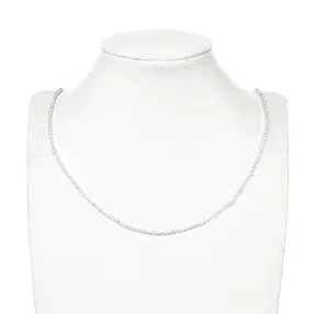 Rang de collier grain de riz, perle d'eau douce, blanc-crème, 02 - 02,3mm | Marco Schreier
