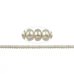 141840504013 Filo di bottoni, perla d'acqua dolce, 05-06 x 09-10 mm | Marco Schreier