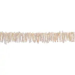 141841219015 Tira de varillas, perla de agua dulce blanco-salmón, 02-03 x 25-28mm | Marco Schreier