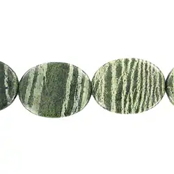 141850307520 Lente, Serpentino (occhio d'argento), 40x30mm | Marco Schreier