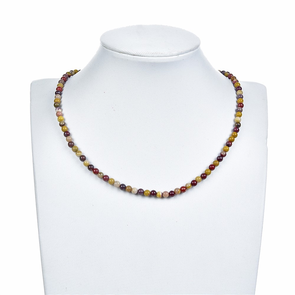 Cuentas de piedras preciosas, Mookaite, 04mm | Marco Schreier