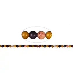 141860100320 Rang de collier boules, Mookaïte, 04mm | Marco Schreier