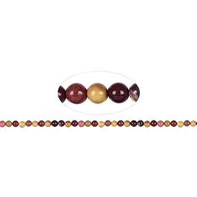 Rang de collier boules, Mookaïte, 06mm | Marco Schreier