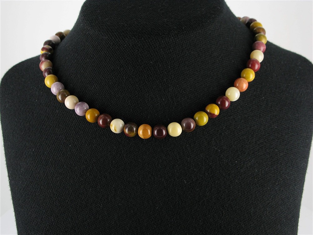 Rang de collier boules, Mookaïte, 08mm | Marco Schreier