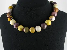 Rang de collier boules, Mookaïte, 16mm | Marco Schreier