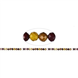 141860101620 Rang de colliers boules, Mookaïte, à facettes 04mm (39cm) | Marco Schreier