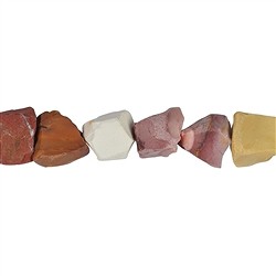 141860612100 Strand of nuggets, Mookaite rough, 18-20 x13-15mm (39cm) | Marco Schreier