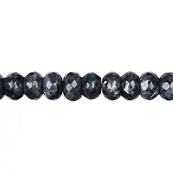 141890324120 Button strand, Larvikite, faceted, 12mm (39cm) | gems, healing stones & jewelry