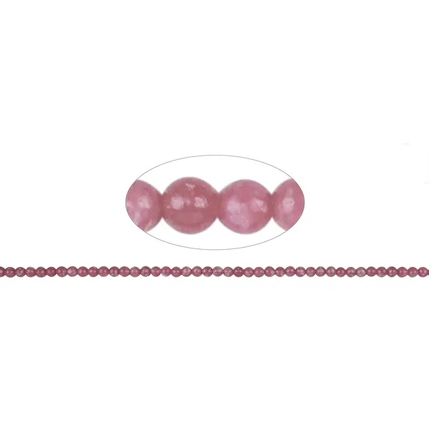 String Beads, Thulite, 04mm | Schreier wholesale; gems, healing stones & jewelry